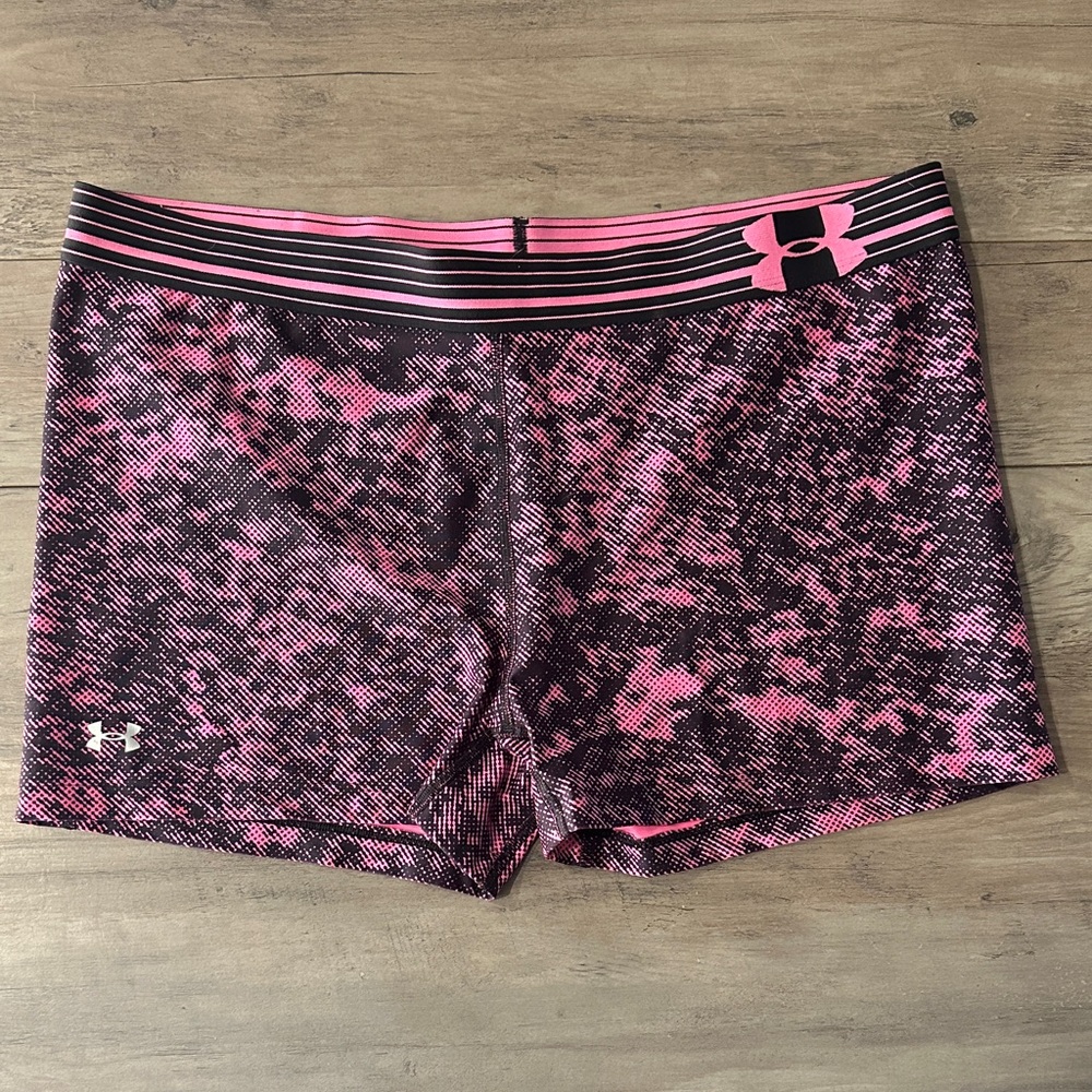 *5 for $20* Under Armour Women's Athletic Shorts in Pink and Black